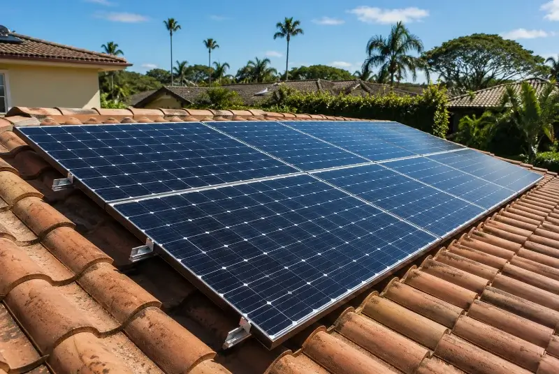 Installation de panneaux solaires à Saint-Laurent